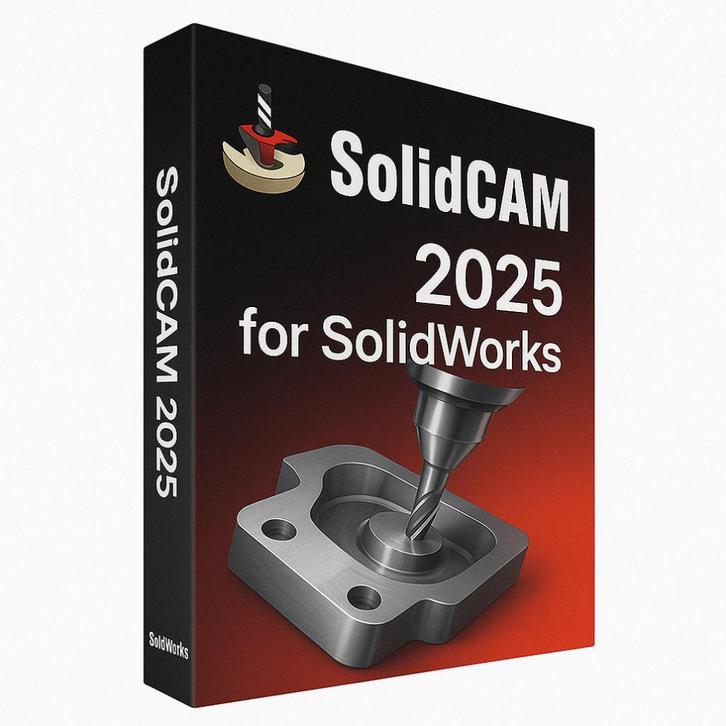 SolidCAM 2025 for SolidWorks, Computers en Software, Educatie- en Cursussoftware, Nieuw, Windows, Ophalen