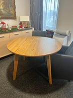 Ronde grenen eettafel, Huis en Inrichting, Tafels | Eettafels, Rond, Ophalen of Verzenden, Zo goed als nieuw, Grenenhout