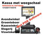 Kassa weegschaal met printer met WinkassaNL POS software, Ophalen of Verzenden, Windows, Zo goed als nieuw