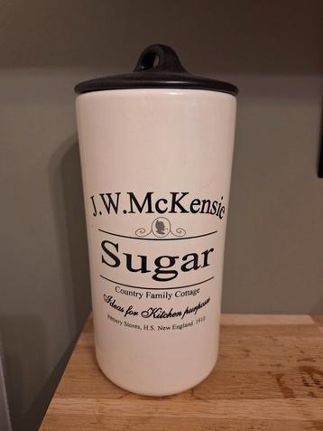 J.W. Mc Kensie Sugar pot beschikbaar voor biedingen