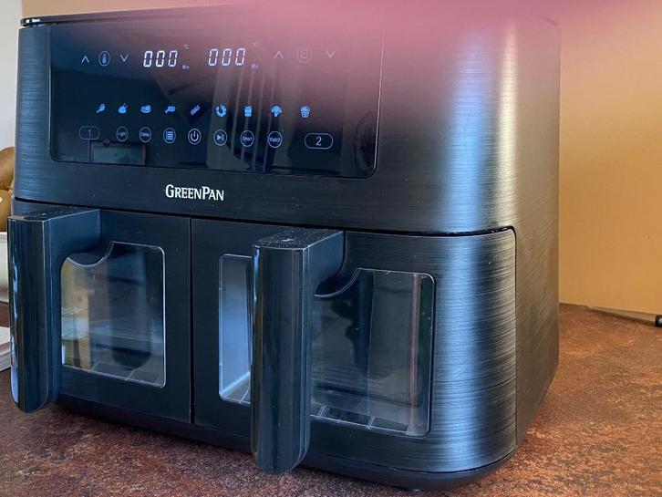 Greenpan Bistro Dual Zone Air Fryer, Witgoed en Apparatuur, Airfryers, Nieuw, Airfryer XL, 1500 gram of meer, Ophalen of Verzenden