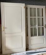 14 Binnendeuren, MDF zware kwaliteit, 80 tot 100 cm, Gebruikt, Glas, Ophalen