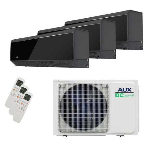 AUX Airco Multisplit met 3, 4 of 5 binnen units in Zwart, Witgoed en Apparatuur, Airco's, Nieuw, Wandairco, 100 m³ of groter, 3 snelheden of meer