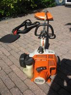 Stihl FS55 Bosmaaier Benzine Maaikop + Tuig / Harnas, Tuin en Terras, Bosmaaiers, Ophalen, Gebruikt, Benzine, Stihl