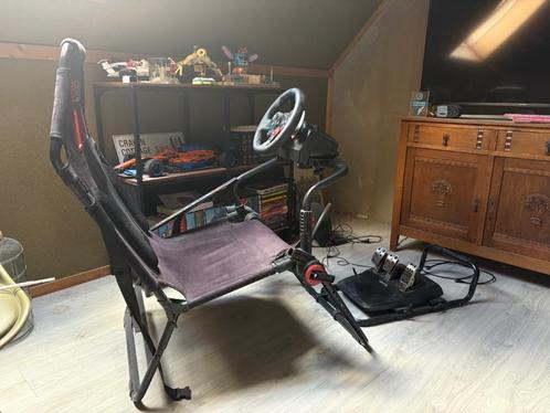 Playseat inclusief racestuur en pedalen Logitech G29, Computers en Software, Joysticks, Gebruikt, Ophalen