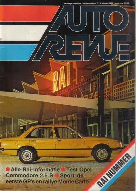 Autorevue 3 1979 : Opel Commodore - Maserati Merak SS, Ophalen of Verzenden, Gelezen, Algemeen
