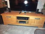 Houten TV Meubel met Opbergruimte, Ophalen, Gebruikt, 150 tot 200 cm, Minder dan 100 cm