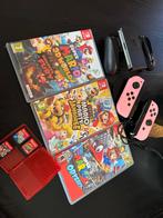 Nintendo Switch OLED - Nieuwstaat!, Spelcomputers en Games, Spelcomputers | Nintendo Switch, Switch OLED, Met games, Ophalen of Verzenden