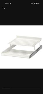 Ikea Komplement x2 schoenenrek wit, Huis en Inrichting, Kasten | Schoenenrekken, Ophalen, Zo goed als nieuw