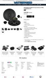 ESX Signum SXE6.2C 16.5cm / 6.5'' composet / speakers, Auto diversen, Autospeakers, Audio Design, Nieuw, Am Breilingsweg 3, 76709 Kronau, Duitsland