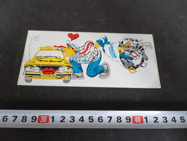 sticker BREZAN  Automaterialen strip, Verzamelen, Stickers, Zo goed als nieuw, Ophalen