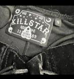 Killstar zwarte damesbroek Black Velvet bottoms S - Gothic, Kleding | Dames, Broeken en Pantalons, Zwart, Ophalen of Verzenden