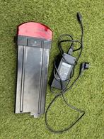 Cortina ecomo 36 volt en lader, Fietsen en Brommers, Fietsaccessoires | Fietsaccu's, Ophalen of Verzenden, Gebruikt