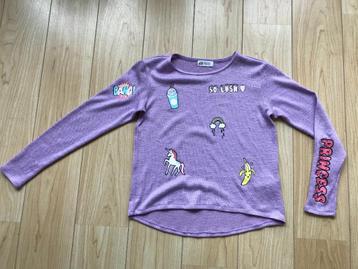 Zo goed als nieuwe paarse trui H&M maat 146/152 beschikbaar voor biedingen