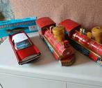 Blikken speelgoed trein auto, Antiek en Kunst, Antiek | Speelgoed, Ophalen of Verzenden