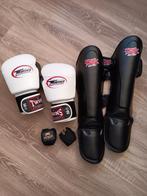 Kickboks set twins 16oz, ronin scheenbeschermers, Maat XL, Ophalen of Verzenden, Zo goed als nieuw, Overige