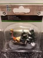 Kerstdorp figuur, slapen op een bankje, Ophalen of Verzenden, Zo goed als nieuw