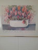 Schilderij Tulpen in Porselein - Helen Paul, Ophalen