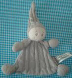 TIAMO knuffelpopje GRIJS gebreid popje, Ophalen of Verzenden, Zo goed als nieuw, Overige typen