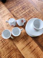 Illy espresso kopjes, Ophalen of Verzenden, Zo goed als nieuw, Porselein, Kop en/of schotel