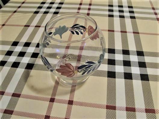 Boerenbont glazen waxinelicht houder Boerenbond, Huis en Inrichting, Keuken | Servies, Gebruikt, Overige typen, Boerenbont, Glas