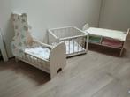 Poppen bed, commode en boxje, Ophalen