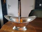 Verzilverde Broodmand met Handvat, Antiek en Kunst, Ophalen of Verzenden