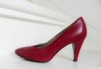 1947 VINTAGE Rheinberger sexy rode highheels pumps 36 37, Ophalen of Verzenden, Zo goed als nieuw, Pumps, Rood