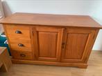 Massief eikenhouten dressoir/tv kast, Ophalen, Zo goed als nieuw, 25 tot 50 cm