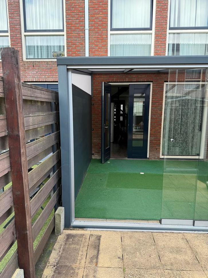 Luxe Veranda 4x3.5m met Schuiframen - Gedemonteerd, Tuin en Terras, Overkappingen, Gebruikt, Veranda, Ophalen