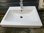 Mooie witte Sphinx wastafel, inclusief Grohe kraan., Ophalen, 50 tot 100 cm, Zo goed als nieuw, Minder dan 100 cm
