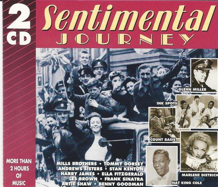Sentimental journey =2cd BOX oa.Andrew Sisters,Sinatra=1,99, Cd's en Dvd's, Cd's | Verzamelalbums, Zo goed als nieuw, Pop, Ophalen of Verzenden
