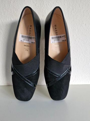 Zwarte nieuwe pumps van Hassia, type Evelyn. beschikbaar voor biedingen