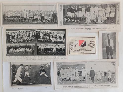 ASC Leiden - tijdschrift foto's 1908-1912, Verzamelen, Sportartikelen en Voetbal, Poster, Plaatje of Sticker, Ophalen of Verzenden