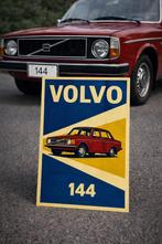 Volvo 144 bord | Volvo 140, Verzamelen, Merken en Reclamevoorwerpen, Ophalen of Verzenden, Nieuw, Reclamebord