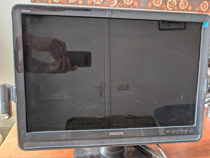 Philips 220XW 22 inch Monitor - Goedkoop!, Computers en Software, Monitoren, Gebruikt, 60 Hz of minder, DVI, HDMI, VGA, Ingebouwde speakers