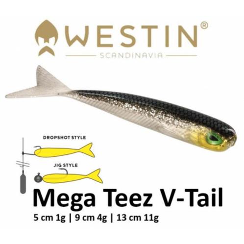 Westin MegaTeez 12.5 cm kleur Headlight GEZOCHT, Watersport en Boten, Hengelsport | Roofvissen, Nieuw, Overige typen, Ophalen of Verzenden