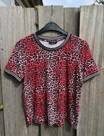 Panterprint Shirt - rood / Merk: Only / Maat: S, Kleding | Dames, Tops, Gedragen, Ophalen of Verzenden, Maat 36 (S), Only