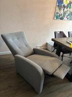 Fauteuil Grijs verstelbare voetleuning, Ophalen, Onbekend, 75 tot 100 cm, Zo goed als nieuw