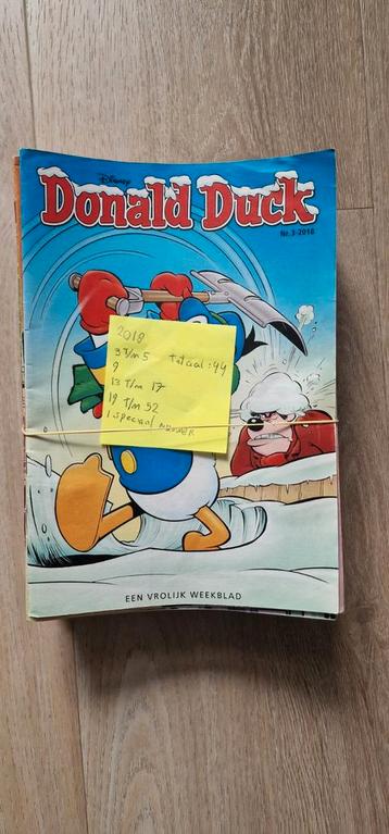 Donald Duck 2018 - Bijna complete Jaargang (44 stuks) beschikbaar voor biedingen