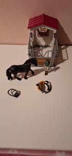 Schleich stallen met paarden en ruiters, Ophalen of Verzenden, Zo goed als nieuw, Paard, Beeldje of Figuurtje