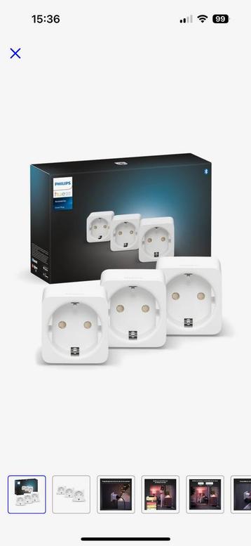Slimme stekkers Philips Hue 3x beschikbaar voor biedingen