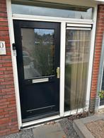 Hardhouten voordeur met brievenbus, Doe-het-zelf en Verbouw, Deuren en Horren, Ophalen, Zo goed als nieuw, Binnendeur, 200 tot 215 cm