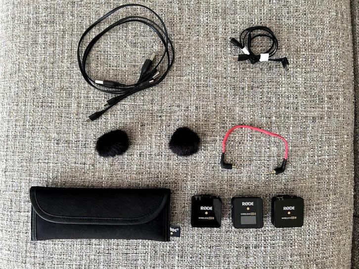 MICROFOONS (2X) - WIRELESS GO II - RØDE, Muziek en Instrumenten, Microfoons, Gebruikt, Overige typen, Draadloos, Ophalen of Verzenden