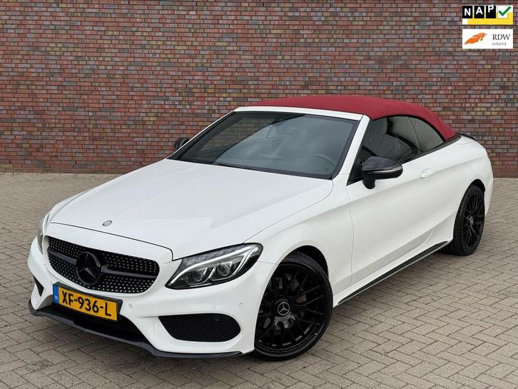 Mercedes-Benz C-klasse Cabrio 180 Edition 1 | AMG Line Night, Auto's, Mercedes-Benz, Bedrijf, Te koop, C-Klasse, 360° camera, ABS