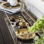 vtwonen glazen opbergdoos/display Vitrine - Goud 21x33x9cm, Ophalen, Met klep(pen), Hotel Chique, Eclectic, Nieuw