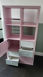 Roze/Witte Meidenkast - Zeer Goede Staat!, Ophalen, Overige materialen, 50 tot 100 cm, Zo goed als nieuw