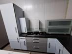 Complete keuken Compleet met APP 120Keukens op voorraad 2793, Overige materialen, Blauw, Hoekkeuken, Ophalen of Verzenden