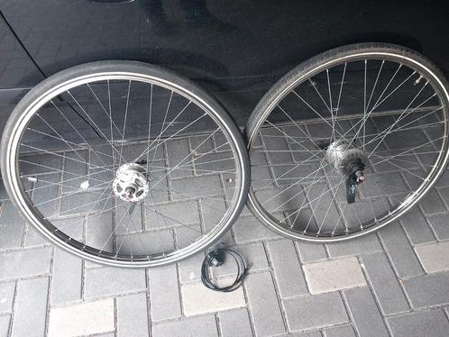 Retro sturmey archer sprinter 7 speed wielset met shifter, Fietsen en Brommers, Fietsonderdelen, Gebruikt, Algemeen, Wiel, Ophalen of Verzenden