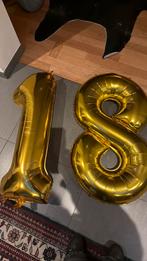 Versiering 18 cijfers gratis, Ophalen, Zo goed als nieuw, Versiering, Verjaardag